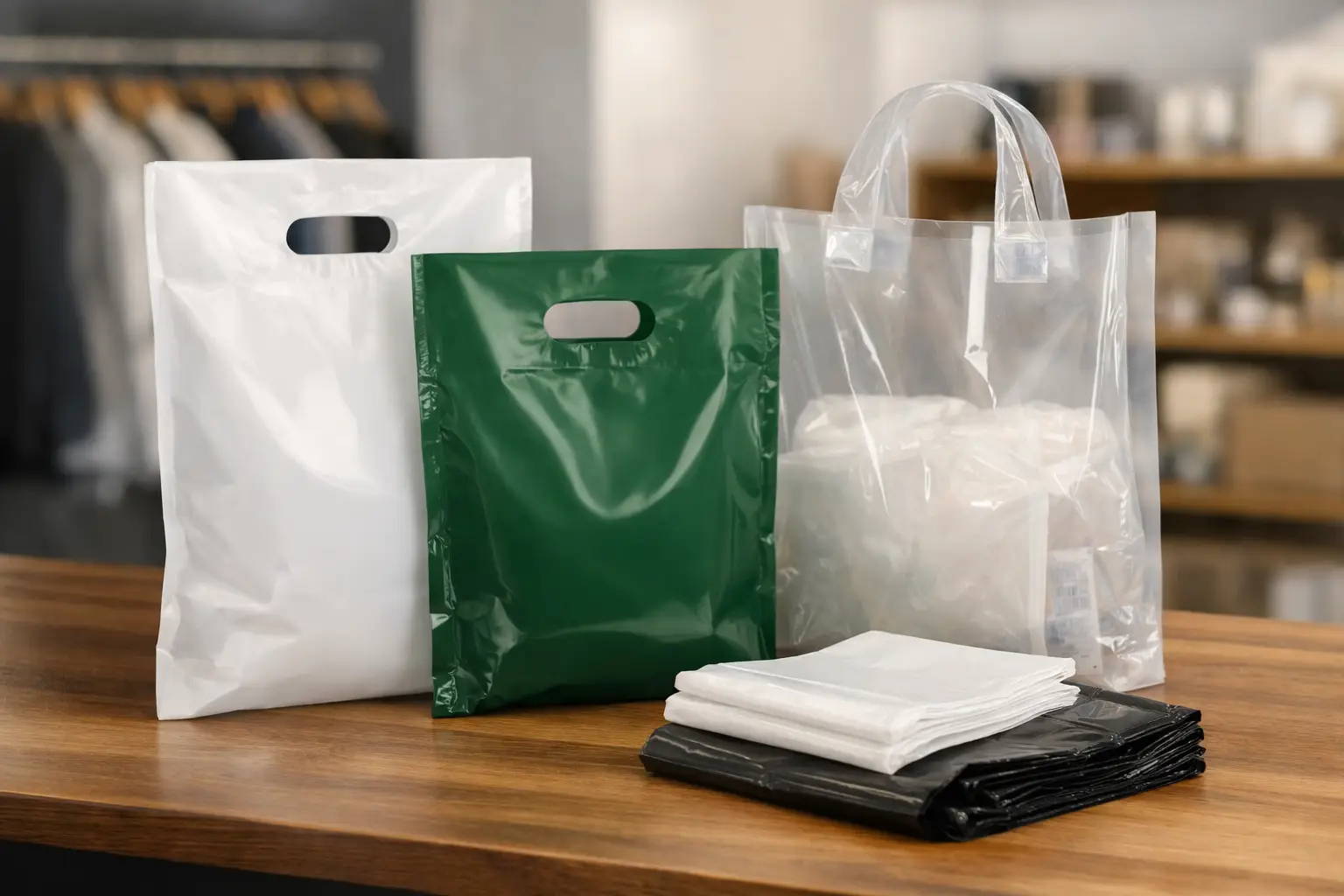 Bolsas plásticas para negocios: cómo elegir bien