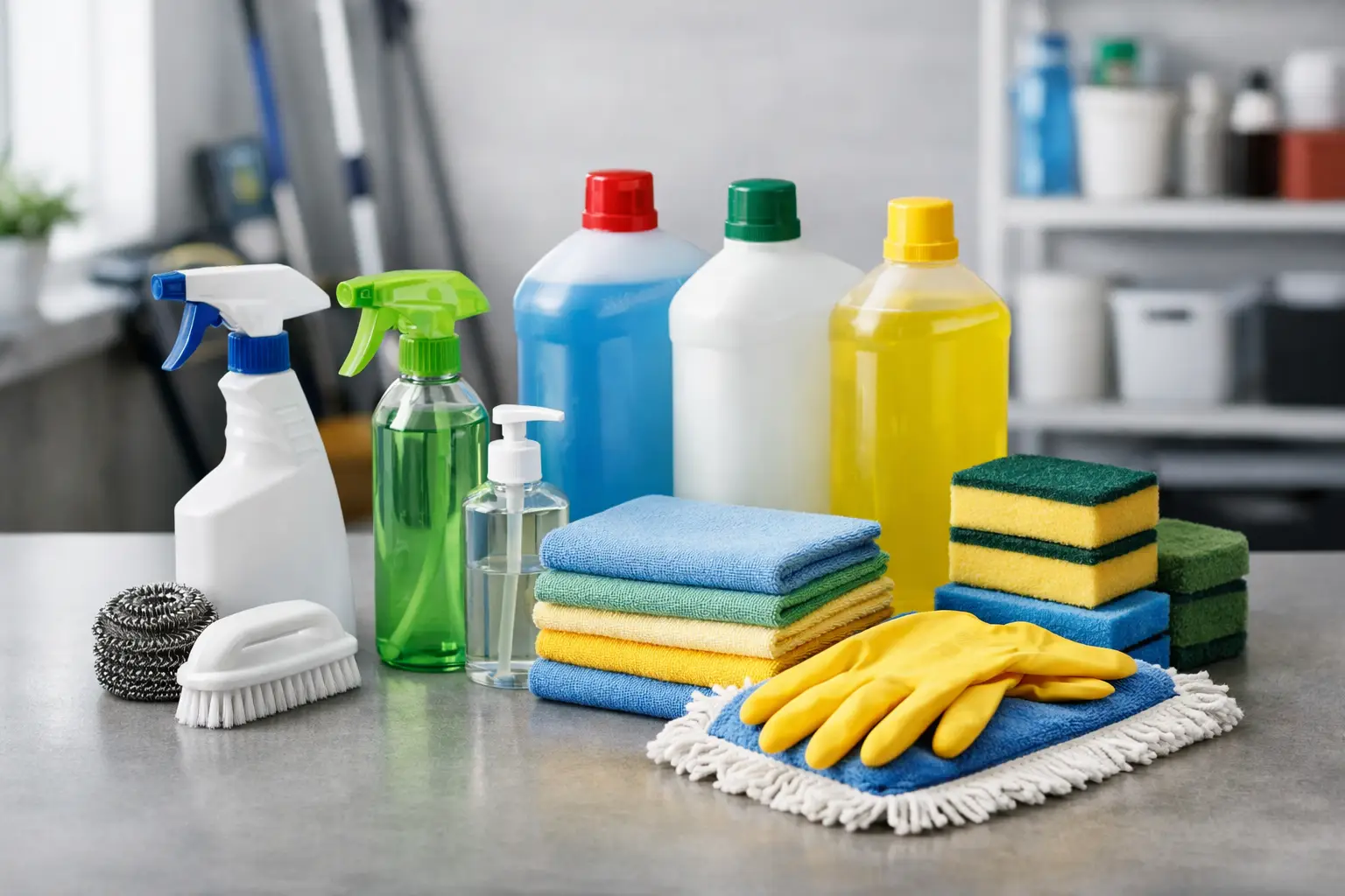 Cómo estandarizar insumos de limpieza