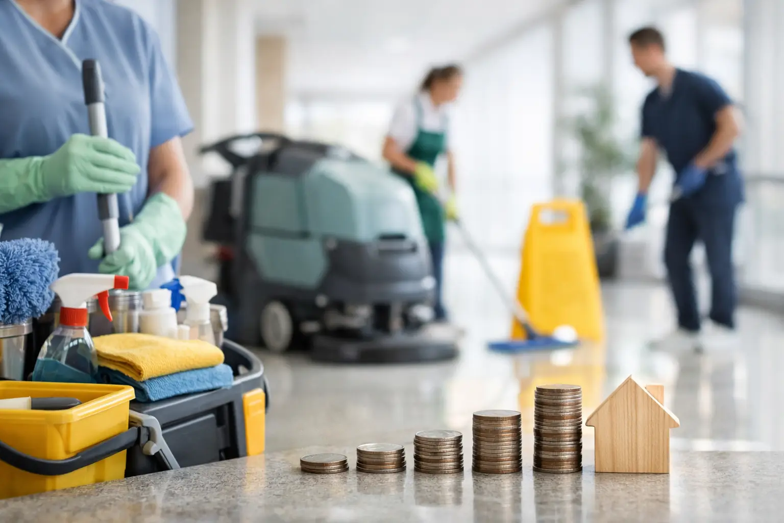 Cómo reducir costos en limpieza institucional