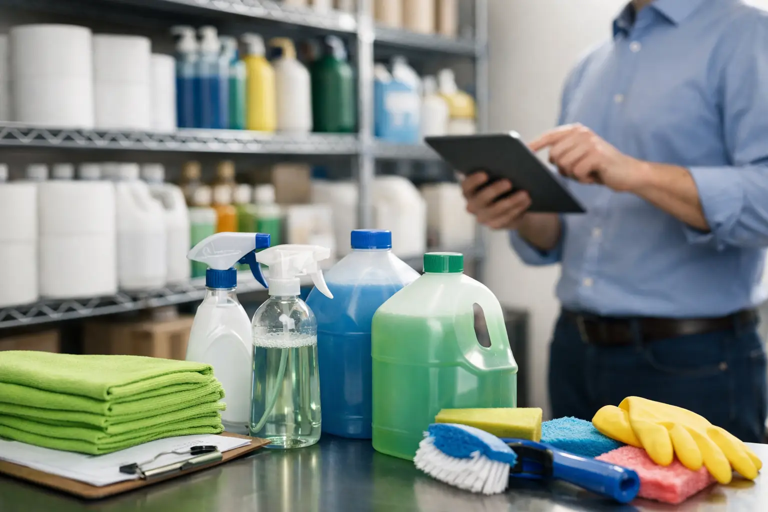 Cuánto inventario de limpieza mantener