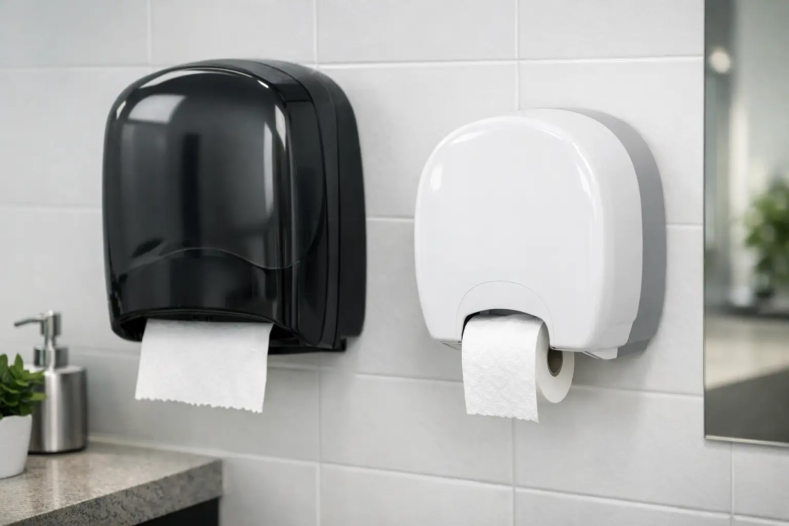 Despachadores de papel institucional: cómo elegir