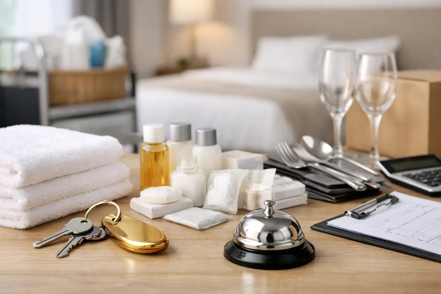 Insumos para apertura de hotel: qué comprar