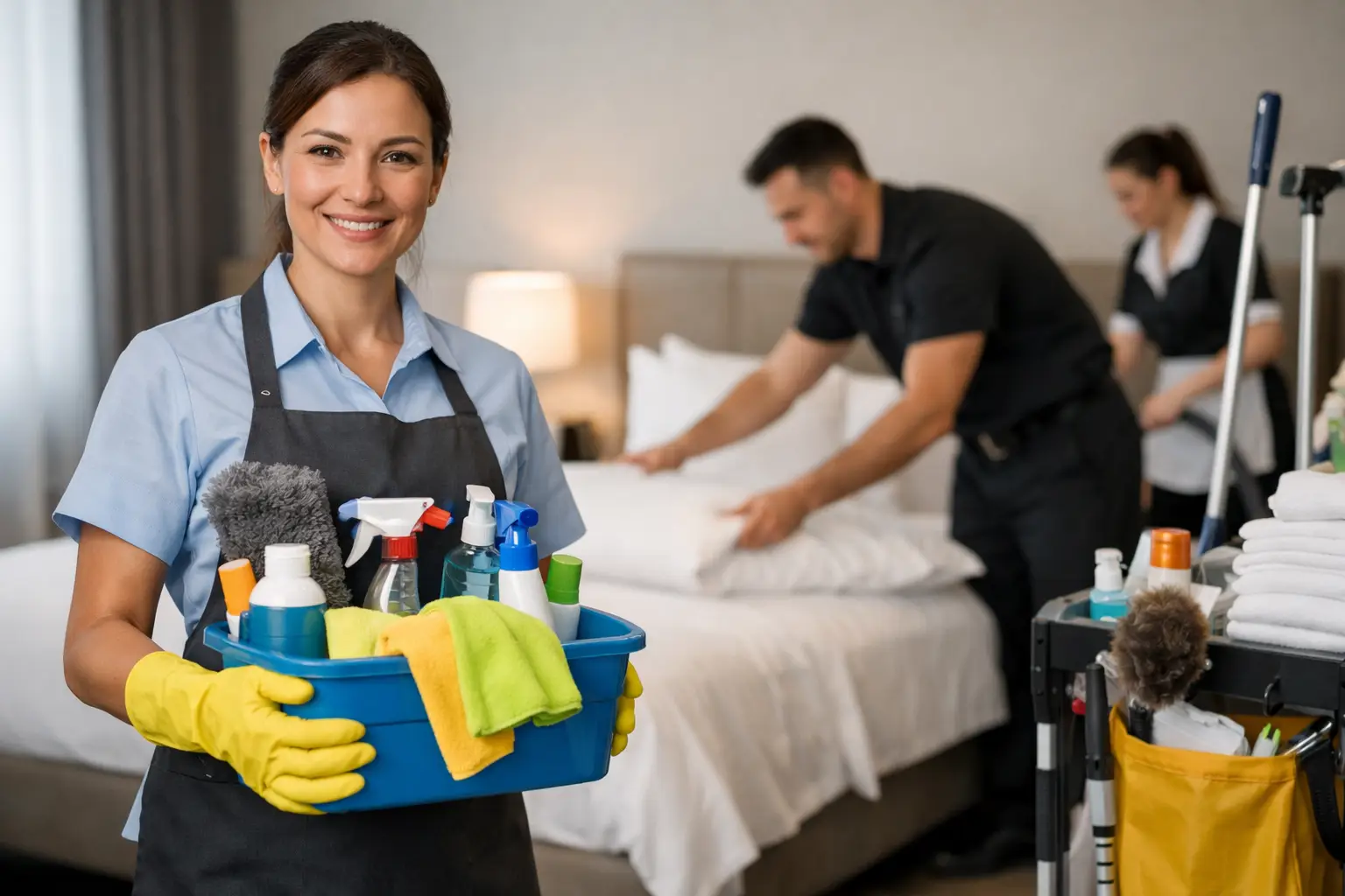 Proveedor de limpieza para hoteles fiable