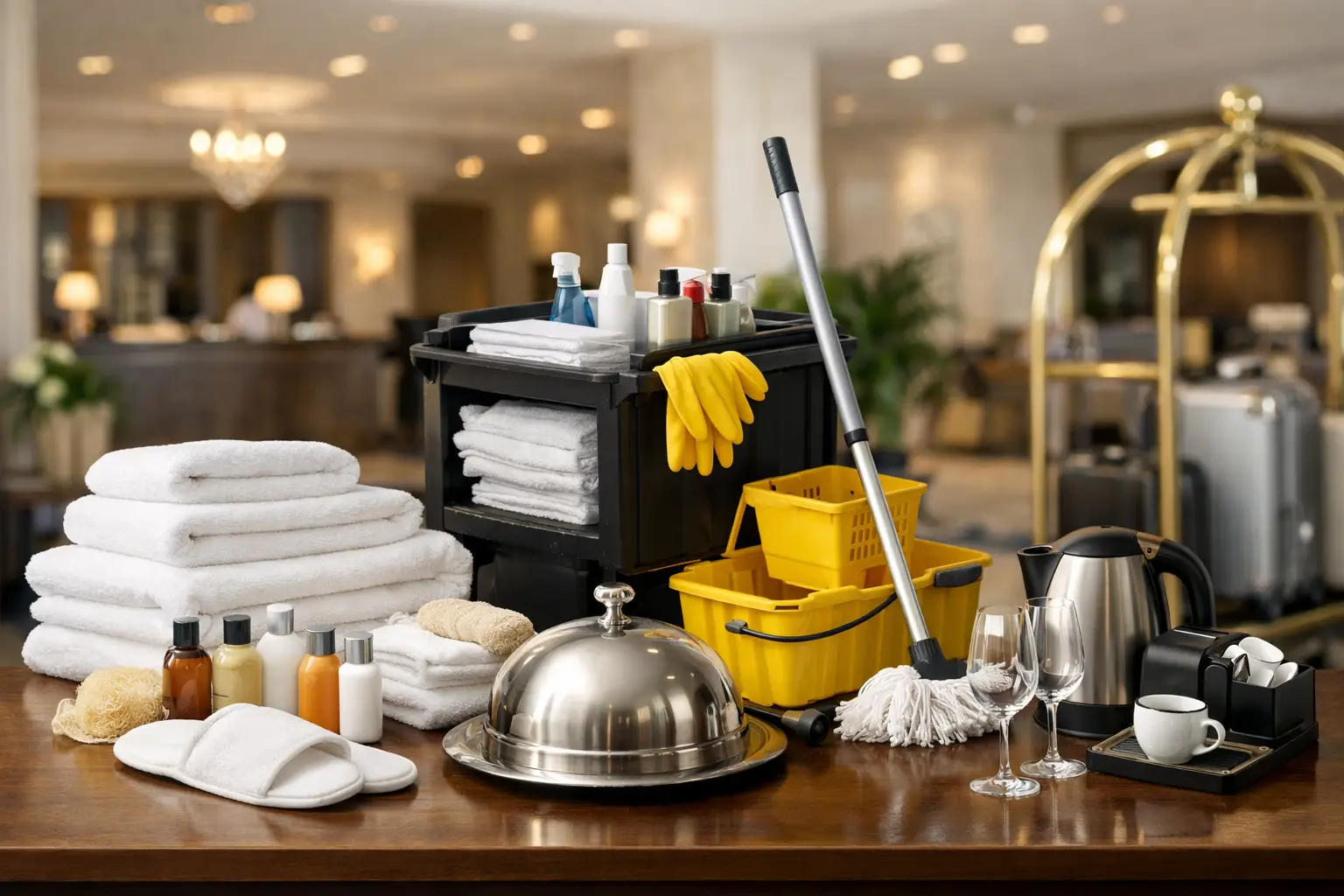 Qué productos necesita un hotel grande